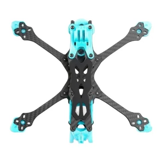 Foxeer Kit de cadre de drone en fibre de carbone à cadre de 5 pouces Empattement de 220mm Bras de 5mm pour drone de course RC